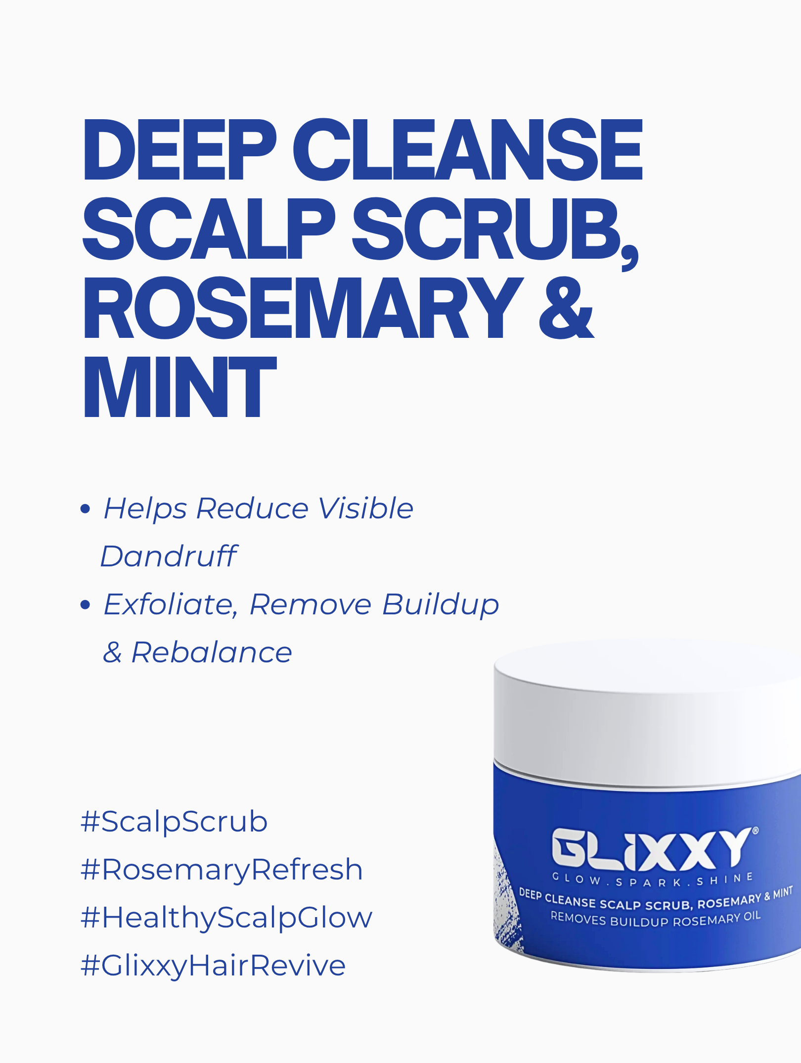 Deep Cleanse Scalp Scrub, Rosemary & Mint