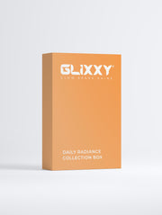 Glixxy Daily Radiance Collection Box on a white background