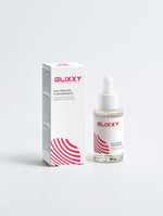 Glixxy AHA Peeling Concentrate bottle and packaging on a white background