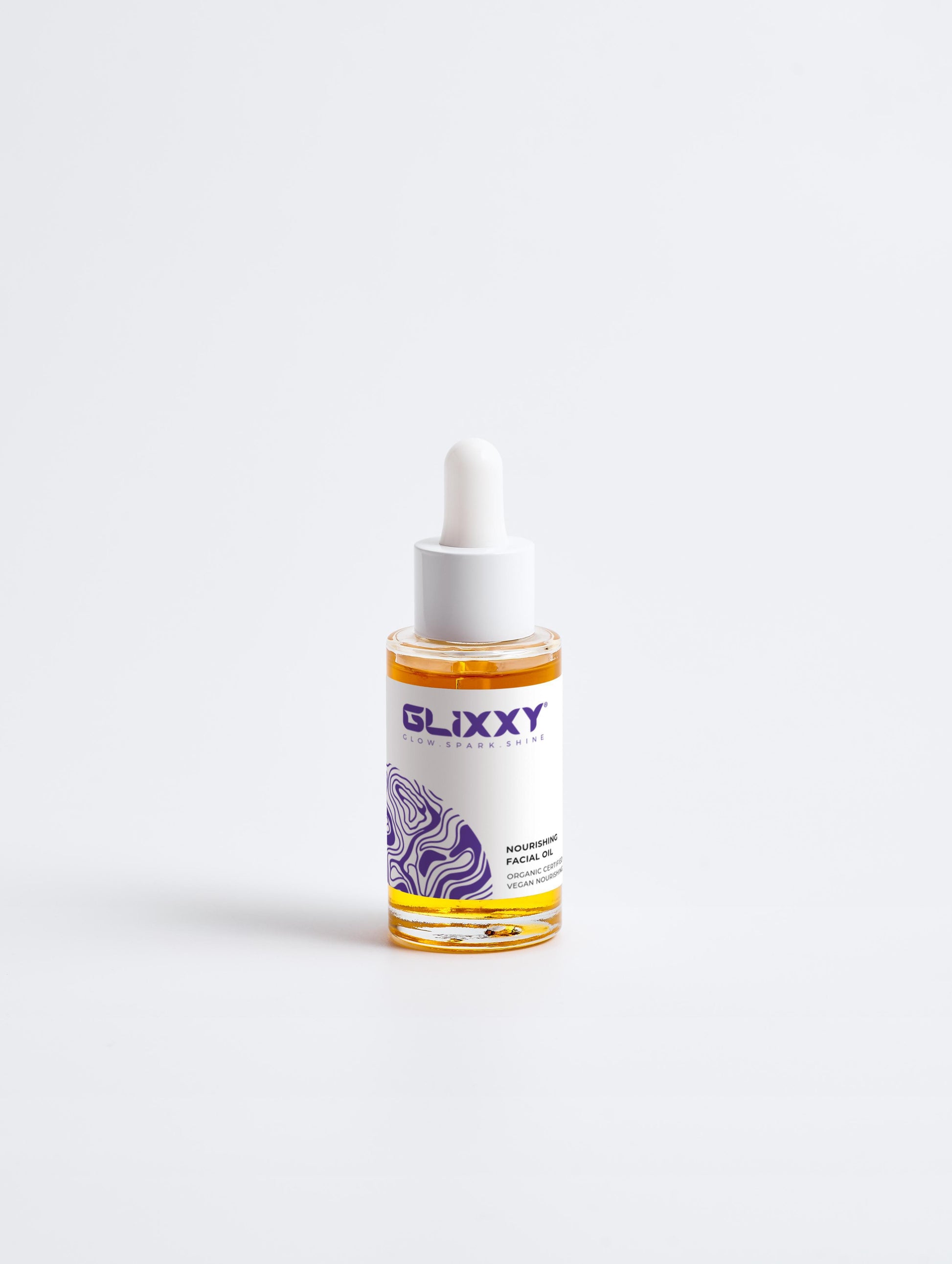 Glixxy dropper bottle on a white background