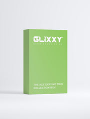 Green box with 'Glixxy' branding on a white background